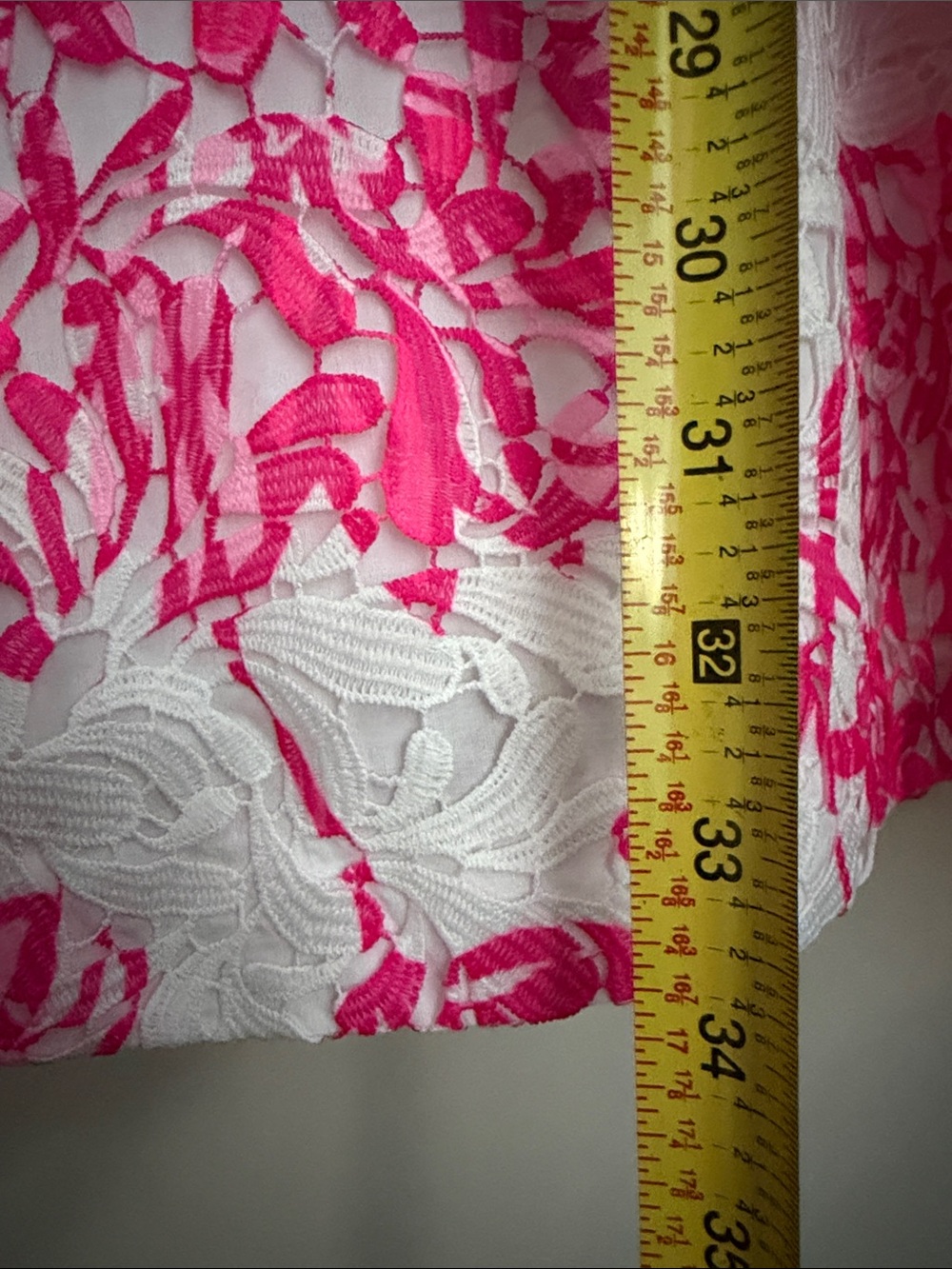 Lilly Pulitzer Sienna corset Strapless Dress 6 Resort White Caliente Pink Lace - Picture 6 of 7